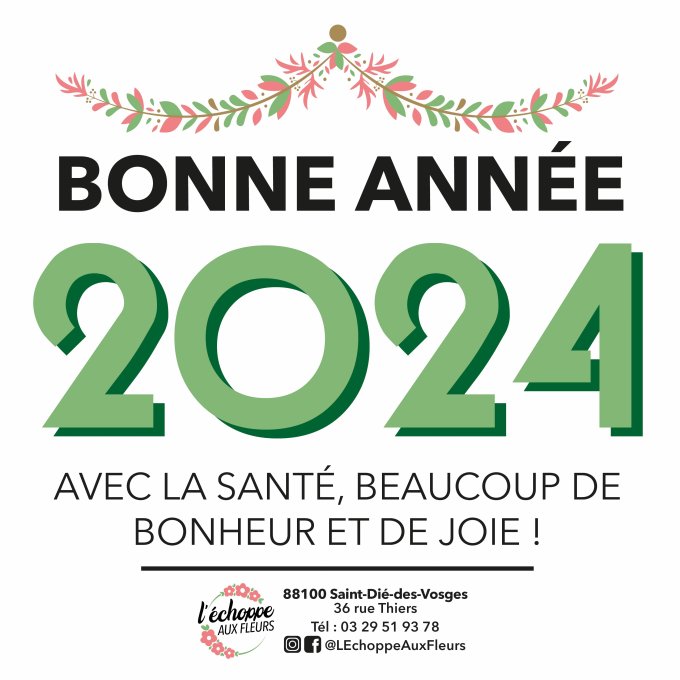 Belle année 2024 !